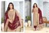 Sarita By Vishnu Vertican Silk Dress Material 